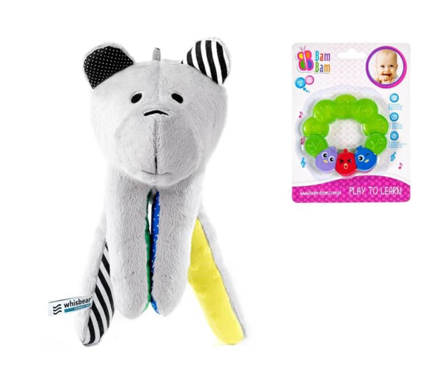 Whisbear Szumiący Miś SOFT CRY sensor cytryna + Gratis - 348771 - zdjęcie
